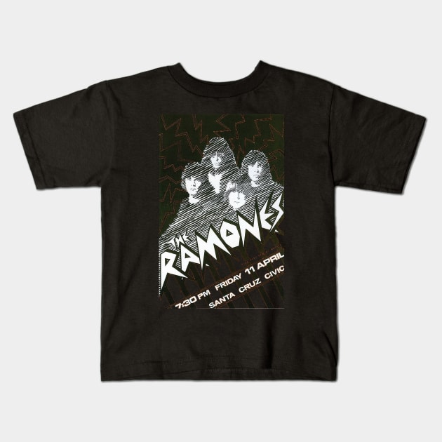 Ramones Concert Kids T-Shirt by TArbalest